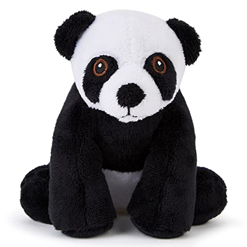 Zappi Co 100% recycelte Plüsch-Plüschtiere - Weiche und kuschelige Stofftiere, perfekte Begleiter für Kinder und Neugeborene (13-15cm) (Panda) von Zappi Co