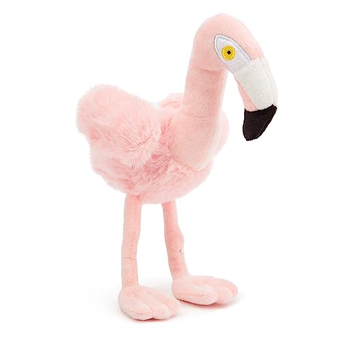 Zappi Co 100% recyceltes Plüschtier, Flamingo (20cm Länge) Weiches, kuscheliges, umweltfreundliches Tiersammlung für Neugeborenes Kind Erstes Kind von Zappi Co
