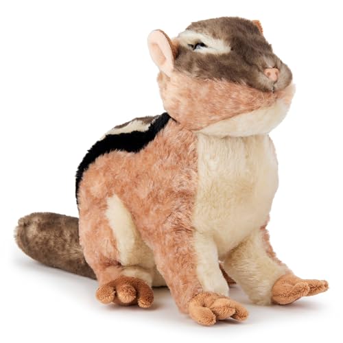 Zappi Co Backi das Backenhörnchen Plüschtier Chippy (29cm) Backentaschen-Kumpel - Weich, Kuschelig, 100% Recycelt - Entzückender Eichelliebhaber von Zappi Co