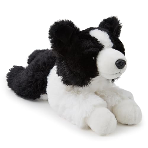 Zappi Co Border Collie Plüschhund (30 cm) - Liebenswerter Hütehund, Weich, Umweltfreundlich, Kinderbester Freund für Komfort und Spiel, Recycelt von Zappi Co