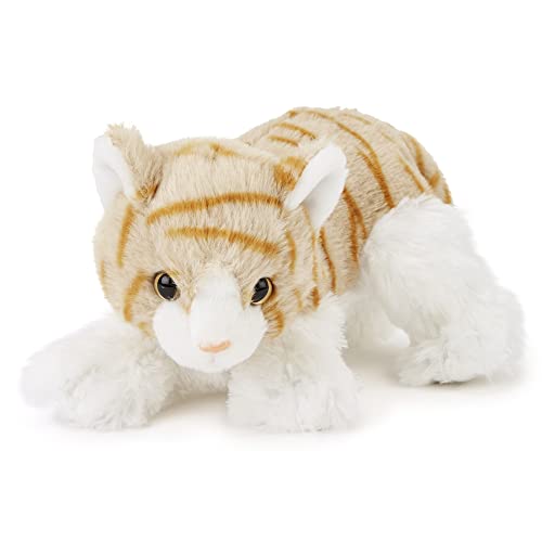 Zappi Co Childrens Stuffed Soft Cuddly Ginger Kitten Plüschtier (10"/ 25cm) Safari Animals Collection Plüsch Teddy New Born Child First Kid von Zappi Co
