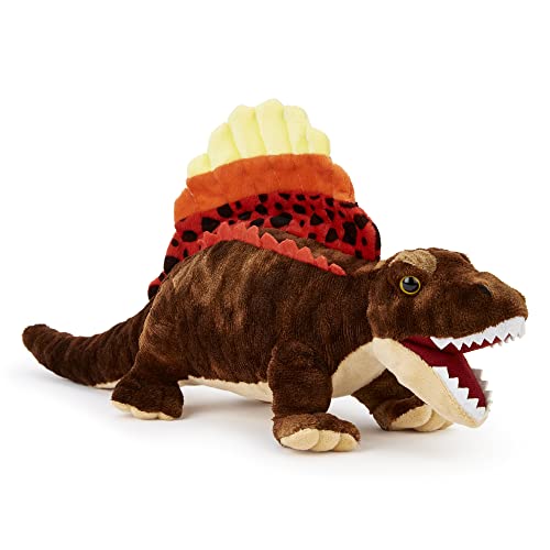 Zappi Co Weich gefülltes Kuscheltier für Kinder Dimetrodon Plüschtier (40cm) Safari-Tiere Kollektion Plüschteddy Neugeborenes erstes Kind von Zappi Co