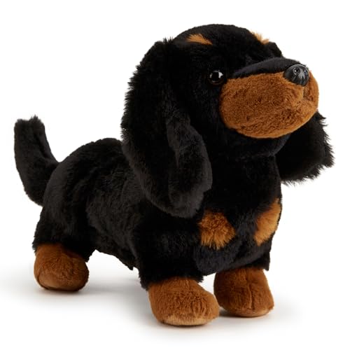 Zappi Co Daisy der Dackel Plüschhund (20 cm) - Wursthund-Delight - Weich, Kuschelig, Recycelt - Niedlicher Langer Freund von Zappi Co