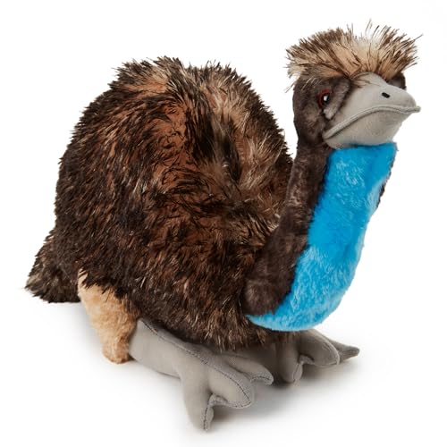 Zappi Co Emu Plüschtier (40 cm Länge) - Großes und liebenswertes Vogel-Plüsch, eine lustige Ergänzung für die Spielzeit von Kindern von Zappi Co