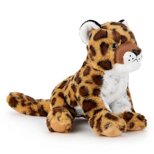 Zappi Co Flecki der Jaguar Plüschtier Jag (22cm) Gefleckter Kumpel - Weich, Kuschelig, 100% Recycelt - Mächtiger Dschungelbegleiter von Zappi Co