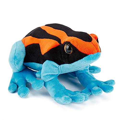 Zappi Co Kinder-Dartpfeil-Frosch, weich, kuschelig, 21 cm, Orange/Blau von Zappi Co
