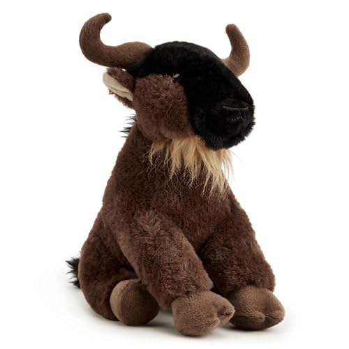 Zappi Co Gnui das GNU Plüschtier (22cm) GNU Großer Migrations-Kumpel - Weich, Kuschelig, 100% Recycelt - Savannen-Stampeder von Zappi Co