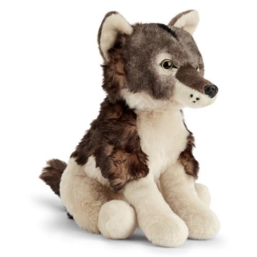 Zappi Co Heuli der Grauwolf Plüschtier Timberwolf (22cm) - Weich, Kuschelig, 100% Recycelt - Treuer Rudelbegleiter von Zappi Co