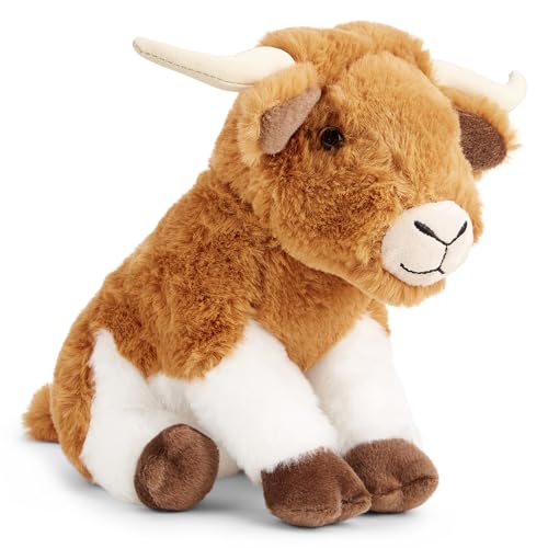 Zappi Co Horni das Longhorn Plüschtier (22cm) Texas Longhorn - Weich, Kuschelig, 100% Recycelt - Wilder Westen Wunder von Zappi Co