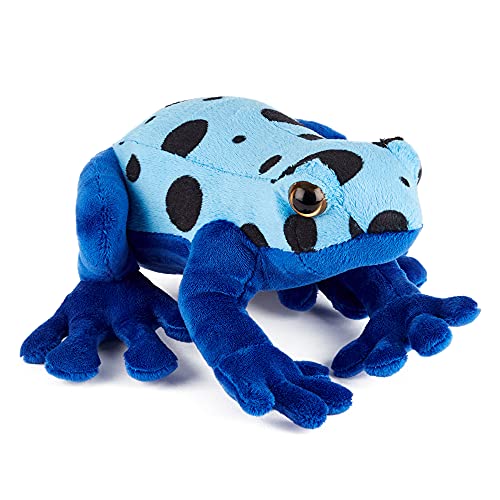 Zappi Co Plüschtier für Kinder, gefüllt, weich, kuschelig, Teil der Safari-Tier-Kollektion, perfekt für Kinder (20 cm Tiefe) (blauer Pfeilgiftfrosch) Zappi Co Plüschtier für Kinder, gefüllt, weich, kuschelig, Teil der Safari-Tier-Kollektion, perfekt für Kinder (20 cm Tiefe) (blauer Pfeilgiftfrosch) von Zappi Co
