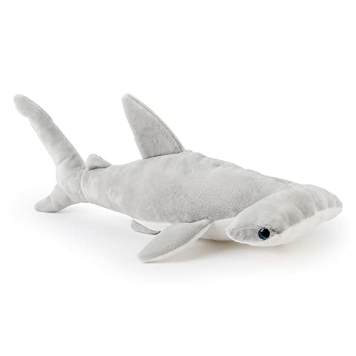 Zappi Co Kinder Kuschelweiches Großes Plüschtier - Lebensechtes Stofftier für Jungen und Kinder (Hammerhai) von Zappi Co