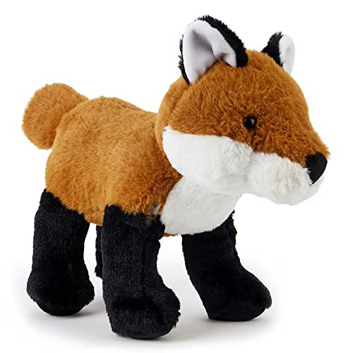 Zappi Co Kinder Plüschtier Fuchs Schiebespielzeug (29 cm Höhe) - Safari-Tiere Kollektion Plüschteddy für Neugeborene von Zappi Co