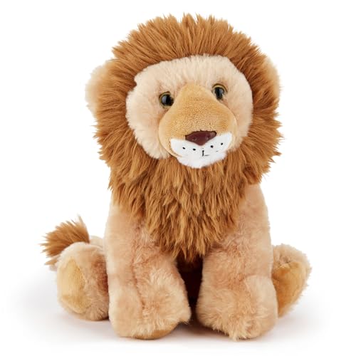Zappi Co König der Löwe Plüschtier König der Tiere (22cm) Majestätischer Mähnen-Kumpel - Weich, Kuschelig, 100% Recycelt - Königlicher Katzenfreund von Zappi Co