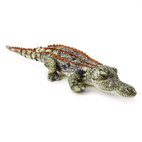 Zappi Co Krokodil 50cm Plüschtier Großes Realistisches Weiches Kuscheltier, Robust & Lebensecht, Ideal zum Spielen & Lernen, Auf TikTok vorgestellt (50cm Länge) von Zappi Co