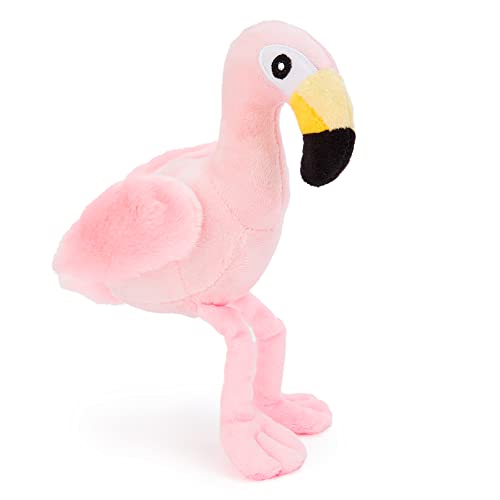 Zappi Co Kinder Kuschelweiches Plüschtier - Perfekte kuschelige Spielgefährten für Kinder Geburtstage und besondere Anlässe(12-15cm) (Flamingo) von Zappi Co
