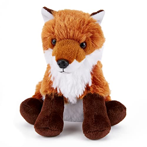 Zappi Co Plüsch Kinder Kuscheltier Weiches Kuschel Plüschtier - Teil der Safari-Tiere-Kollektion, Perfekt für Kinder(23 cm)(Fuchs) von Zappi Co
