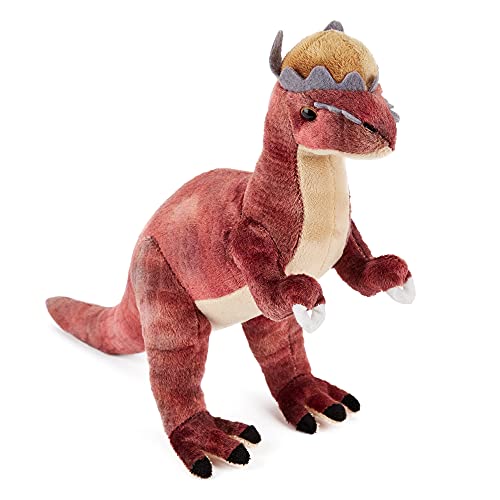 Zappi Co Plüschtier für Kinder, Safari-Tier-Kollektion, 30 cm tief (Pachycephalosaurus-Dinosaurier) von Zappi Co