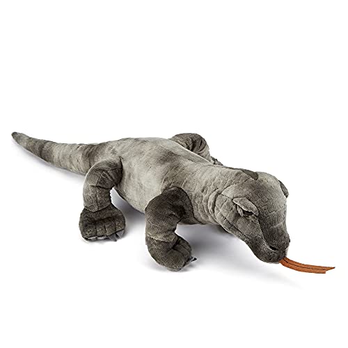 Zappi Co Weich gefülltes Kuscheltier für Kinder Komodowaran Plüschtier (48cm Länge) Safari-Tiere Kollektion Plüschteddy Neugeborenes erstes Kind von Zappi Co