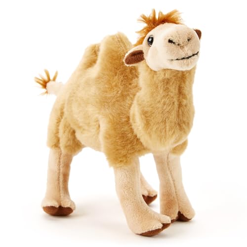 Zappi Co Plüschtier für Kinder, gefüllt, weich, kuschelig, Teil der Safari-Tier-Kollektion, perfekt für Kinder (16 cm Länge) (Bactran Camel) von Zappi Co