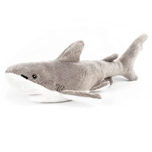 Zappi Co Plüschtier für Kinder, gefüllt, weich, kuschelig, Teil der Safari-Tier-Kollektion, perfekt für Kinder (29 cm Länge) (Mako-Hai) von Zappi Co