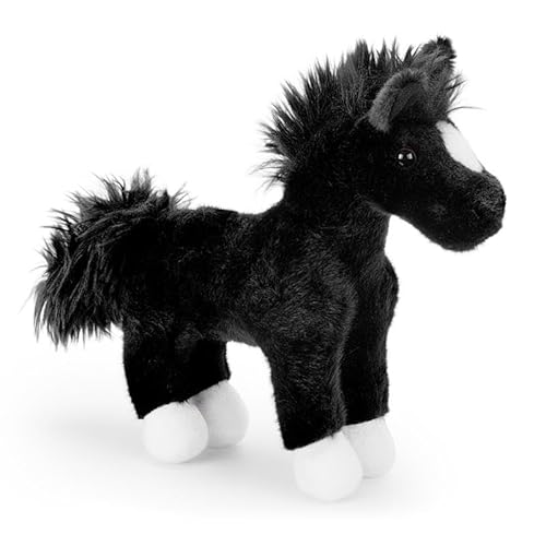 Zappi Co Andrew das Schwarze Pferd Plüschtier – Weiches Stofftier – 20cm Pferd Teddy für Jungen und Mädchen Zappi Co Andrew das Schwarze Pferd Plüschtier – Weiches Stofftier – 20cm Pferd Teddy für Jungen und Mädchen von Zappi Co
