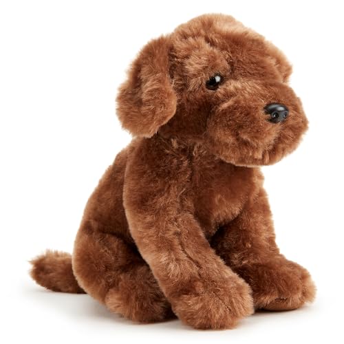 Zappi Co Coco der Schokoladen Labrador Plüschhund (20 cm) - Choco Lab Hund - Weich, Kuschelig, Recycelt - Ideal als Welpenkuschelfreund von Zappi Co