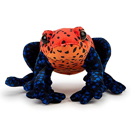 Zappi Co Weich gefülltes Kuscheltier für Kinder Pfeilgiftfrosch Plüschtier (20-22 cm) Safari-Tiere Kollektion Plüschteddy Neugeborenes erstes Kind von Zappi Co