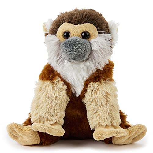 Zappi Co Plüsch Kinder Kuscheltier - Weiches Kuscheliges Stofftier, Teil der Safari-Tiere Kollektion, Ideal für Kinder (36cm Länge) (Totenkopfäffchen) von Zappi Co