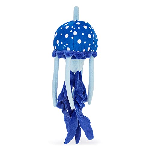 Zappi Co weich gefülltes Kuscheltier für Kinder - Qualle (Blau/Weiß) Plüschtier (18-20 cm) - Safari-Tiere Kollektion - Plüschteddy für Neugeborene von Zappi Co