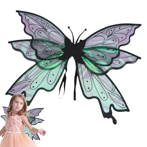 Zasdvn Glitzer-Feenflügel, Glitzer-Feenflügel für Erwachsene | Feast Dressing Wings | Feenflügel für Erwachsene und Frauen, Mädchen-Halloween-Anziehflügel, Feen-Schmetterlingsflügel Zasdvn Glitzer-Feenflügel, Glitzer-Feenflügel für Erwachsene | Feast Dressing Wings | Feenflügel für Erwachsene und Frauen, Mädchen-Halloween-Anziehflügel, Feen-Schmetterlingsflügel von Zasdvn
