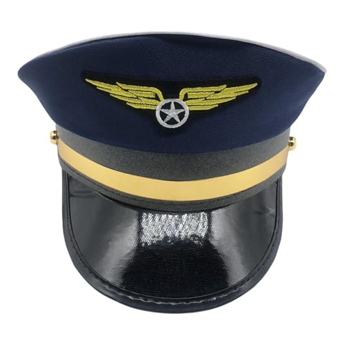 Zasdvn Pilotenmütze,Pilotenmütze Erwachsene - Flugzeug Halloween Kostüm Mütze Pilotenkostüm Zubehör | Flugzeug-Kostümhut, Airline-Themenparty, Pilotenhut, Pilotenkostüm-Zubehör für Halloween, Zasdvn Pilotenmütze,Pilotenmütze Erwachsene - Flugzeug Halloween Kostüm Mütze Pilotenkostüm Zubehör | Flugzeug-Kostümhut, Airline-Themenparty, Pilotenhut, Pilotenkostüm-Zubehör für Halloween, von Zasdvn