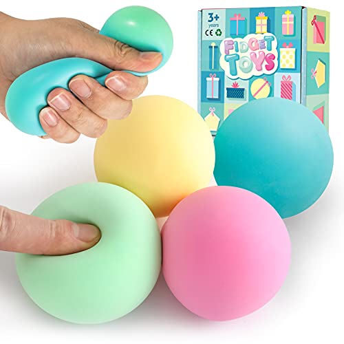 Sensory Stress Bälle für Kinder, Farbwechsel Squishy Spielzeug, weiche Anti Stress Knete Ball, Fidget Squeeze Pulver Balls für Erwachsene, Hand-Therapie,Autismus,Ruhe und Stressabbau, schöne Geschenke Sensory Stress Bälle für Kinder, Farbwechsel Squishy Spielzeug, weiche Anti Stress Knete Ball, Fidget Squeeze Pulver Balls für Erwachsene, Hand-Therapie,Autismus,Ruhe und Stressabbau, schöne Geschenke von ZaxiDeel