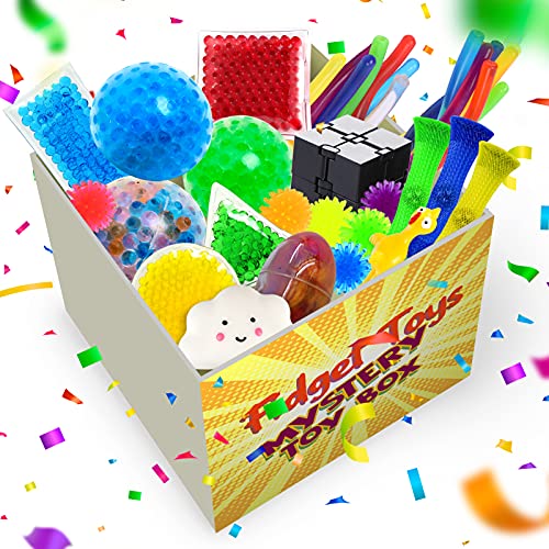 ZaxiDeel Fidget Toys Pack – Überraschungs-Fidget-Spielzeug, Box mit Fidget-Spielzeug, Partyzubehör für Kinder, Stress-Angstlinderung für Kinder und Erwachsene ZaxiDeel Fidget Toys Pack – Überraschungs-Fidget-Spielzeug, Box mit Fidget-Spielzeug, Partyzubehör für Kinder, Stress-Angstlinderung für Kinder und Erwachsene von ZaxiDeel