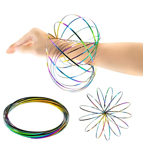 Flow Ring Spinner Ring Arm Toy,3D Geometric Magic Flow Spiral Toy Magic Ring Game 3D Arm Spinner Interactive Stress Relief Toy Festival Toy von Zayin