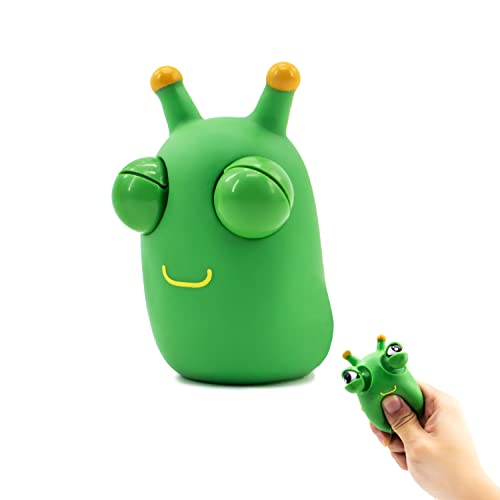 Zayin Grüne Käfer-Spielzeuge Popping Out Eyes Squeeze Fun Sensorisches Zappelspielzeug für Kinder zum Abbau von Stress, Angstzuständen,Spielzeug,Weihnachtsgeburtstagsgeschenk von Zayin