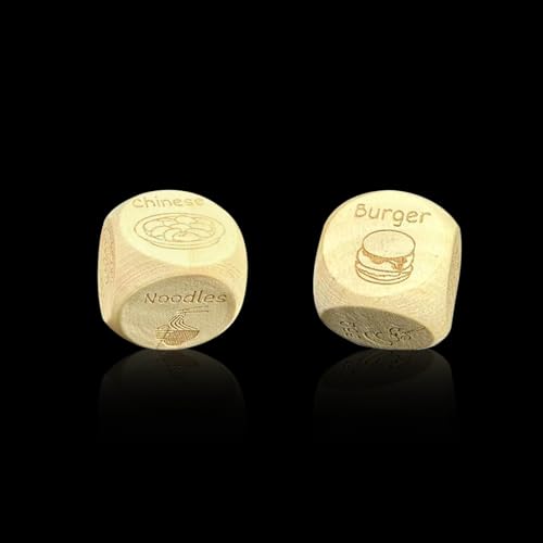 Zayookey 2 Stück Essen Entscheidung Würfel Holz Jubiläumsgeschenk Lustige Datum Nacht Würfel Essen Würfel Personalisierte für Paare Hochzeit Weihnachten Geburtstag Geschenke Zayookey 2 Stück Essen Entscheidung Würfel Holz Jubiläumsgeschenk Lustige Datum Nacht Würfel Essen Würfel Personalisierte für Paare Hochzeit Weihnachten Geburtstag Geschenke von Zayookey