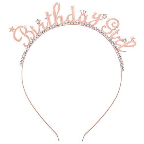Zayvor Geburtstag Stirnband Haarreif Krone, Birthday Girl Headband Tiara Geburtstag Party Dekorationen Lieferungen Geschenke, Prinzessin Haar Zusätze von Zayvor