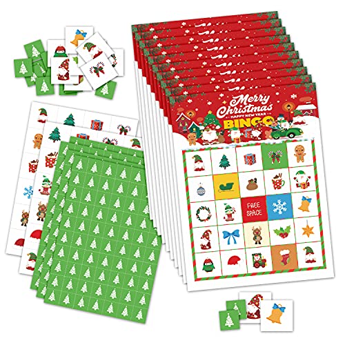 Zayvor Weihnachten Bingo Spiel, Christmas Bingo Spiel Karten - Aktivitäten für 24 Spieler Xmas Christmas Party, Kartenspiele, Schule Klassenzimmer Spiele, Party Zubehör, Aktivitäten in der Familie Zayvor Weihnachten Bingo Spiel, Christmas Bingo Spiel Karten - Aktivitäten für 24 Spieler Xmas Christmas Party, Kartenspiele, Schule Klassenzimmer Spiele, Party Zubehör, Aktivitäten in der Familie von Zayvor