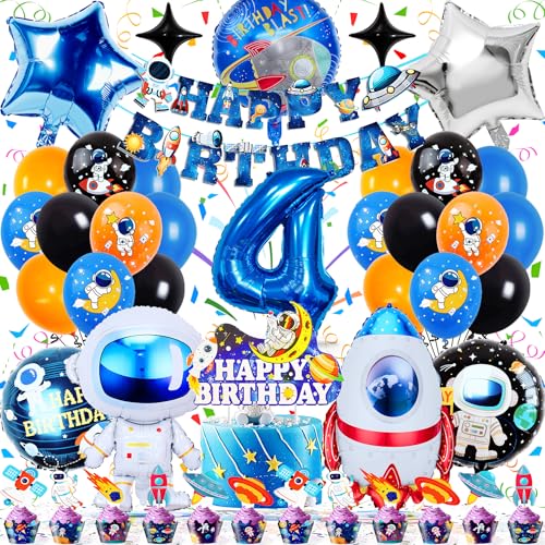 Zaztytoy Weltraum Kindergeburtstag Deko Luftballons – 44 Stück Weltall Deko Ballons 4 Jahre, Astronauten Party mit Folienballons, Banner, Kucheneinsätzen & Zubehör für Kindergeburtstage Zaztytoy Weltraum Kindergeburtstag Deko Luftballons – 44 Stück Weltall Deko Ballons 4 Jahre, Astronauten Party mit Folienballons, Banner, Kucheneinsätzen & Zubehör für Kindergeburtstage von Zaztytoy