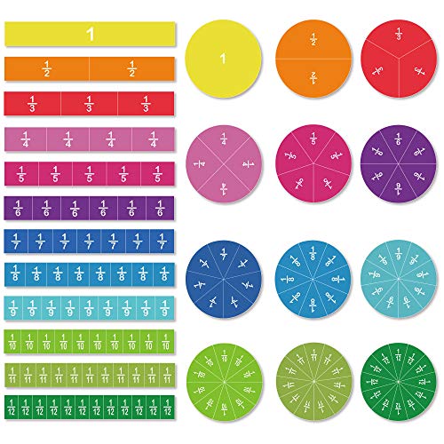 ZazzyKid Magnetische Bruchrechnen Material, 156 Stück, 12 farbcodiert, Mathe Grundschule Material ZazzyKid Magnetische Bruchrechnen Material, 156 Stück, 12 farbcodiert, Mathe Grundschule Material von ZazzyKid