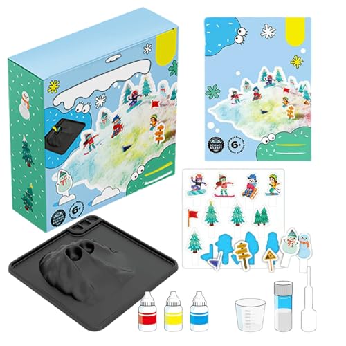 Kids Science Kit | Kinder Schnee Pretend Play Entwicklungsspielzeug – Künstlicher Schnee Kit zur Förderung des Interesses an Wissenschaft für Interaktion und Früherziehung Zceplem von Zceplem