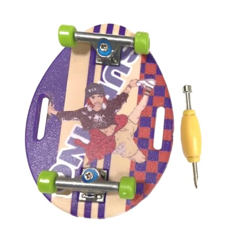 Zceplem Mini-Skateboards | Kreatives rutschfestes Mini-Skateboard,Professionelle pädagogische Finger-Skateboards für Kinder, langlebiges Lernspielzeug für Erwachsene, Anfänger und Jugendliche von Zceplem
