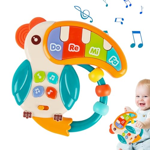 Zceplem Musikspielzeug Klavier, Musikspielzeug für frühes Lernen | Pädagogisches Klaviertastatur-Musikspielzeug - Musikinstrument, interaktives Spielzeug für Kinder Jungen und Mädchen ab 18 Monaten von Zceplem