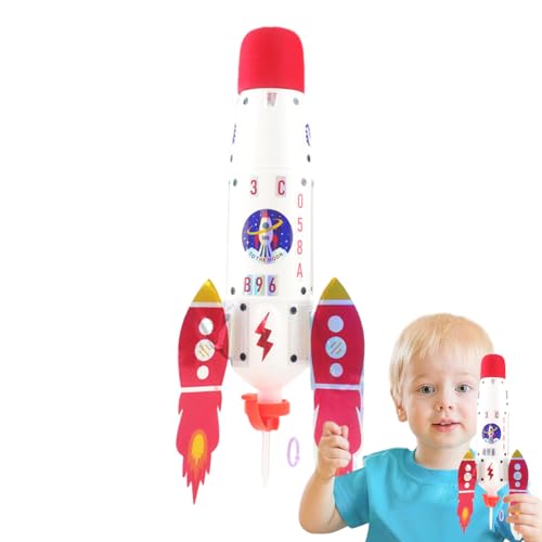 Zceplem Raketen-Wissenschaftsbausatz, Spielzeug für wissenschaftliche Experimente,Pädagogische Wissenschaftsspielzeuge für Kinder, Kunst und Handwerk - Mint-Aktivitäten, handgefertigte Lern- und von Zceplem