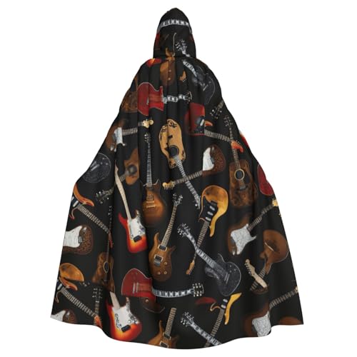 Zcmkjlg Erwachsenen-Umhang mit Kapuze, Motiv: Gitarre, Themenpartys, Umhang für Maskerade Zcmkjlg Erwachsenen-Umhang mit Kapuze, Motiv: Gitarre, Themenpartys, Umhang für Maskerade von Zcmkjlg