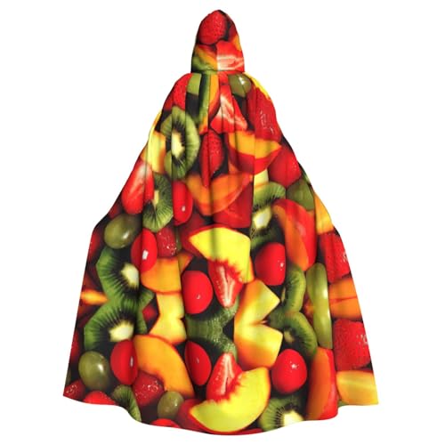 Zcmkjlg Frisches Obst und Gemüse Druck Erwachsene Halloween Kapuzenumhang Themenpartys Umhang für Maskerade Zcmkjlg Frisches Obst und Gemüse Druck Erwachsene Halloween Kapuzenumhang Themenpartys Umhang für Maskerade von Zcmkjlg