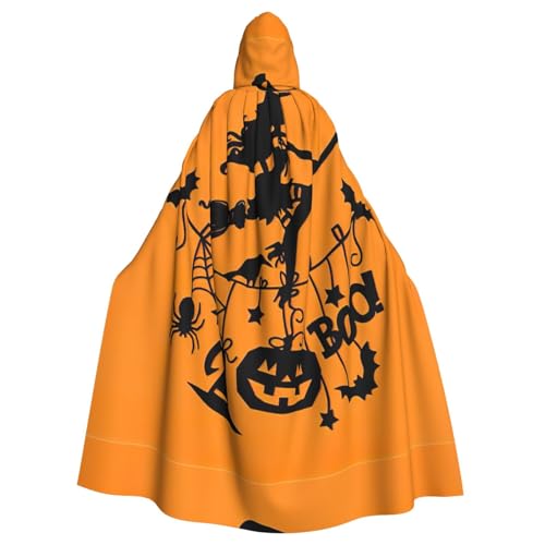 Zcmkjlg Halloween Hexe fliegender Druck Erwachsene Halloween Kapuzenumhang Themenpartys Umhang für Maskerade Zcmkjlg Halloween Hexe fliegender Druck Erwachsene Halloween Kapuzenumhang Themenpartys Umhang für Maskerade von Zcmkjlg