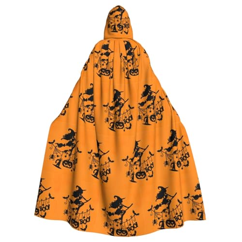 Zcmkjlg Halloween Hexe fliegender Druck Erwachsene Halloween Kapuzenumhang Themenpartys Umhang für Maskerade Zcmkjlg Halloween Hexe fliegender Druck Erwachsene Halloween Kapuzenumhang Themenpartys Umhang für Maskerade von Zcmkjlg