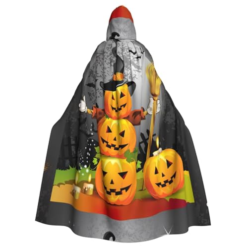 Zcmkjlg Halloween-Kürbis-Druck für Erwachsene, Halloween-Kapuzenumhang, Themenpartys, Umhang für Maskerade Zcmkjlg Halloween-Kürbis-Druck für Erwachsene, Halloween-Kapuzenumhang, Themenpartys, Umhang für Maskerade von Zcmkjlg