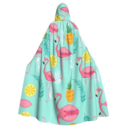 Zcmkjlg Halloween-Umhang mit Flamingo-Druck, für Themenpartys, Maskerade Zcmkjlg Halloween-Umhang mit Flamingo-Druck, für Themenpartys, Maskerade von Zcmkjlg
